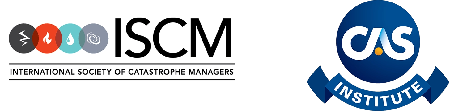 International Society of Catastrophe Managers; CAS Institute logos