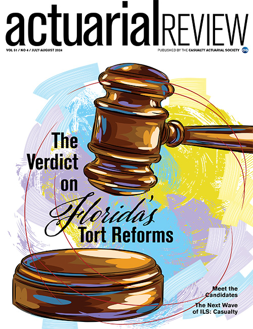 Actuarial Review July/August 2024 Cover