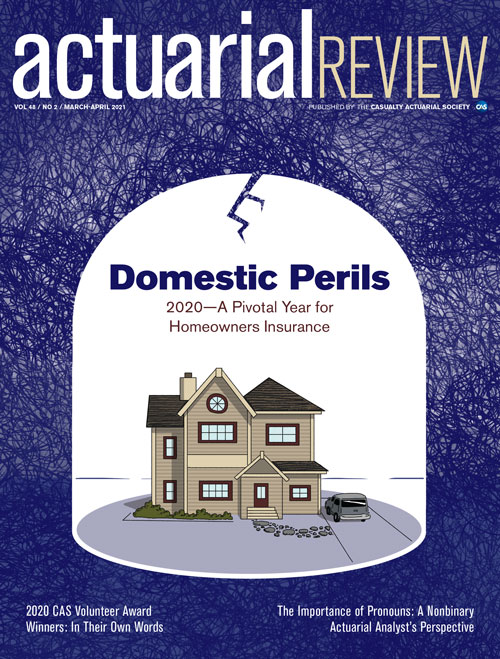 Actuarial Review March/April 2021 Cover