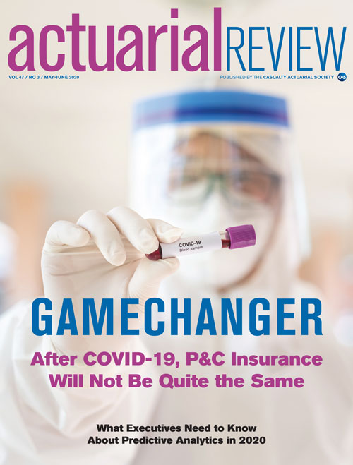 Actuarial Review May/June 2020 Cover