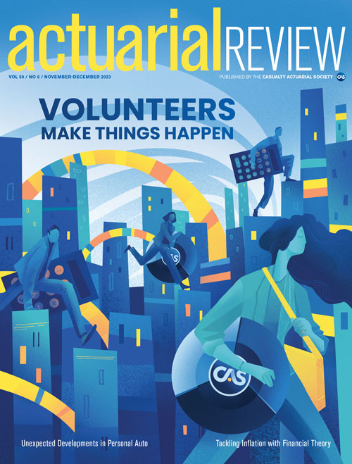 Actuarial Review November/December 2023 Cover