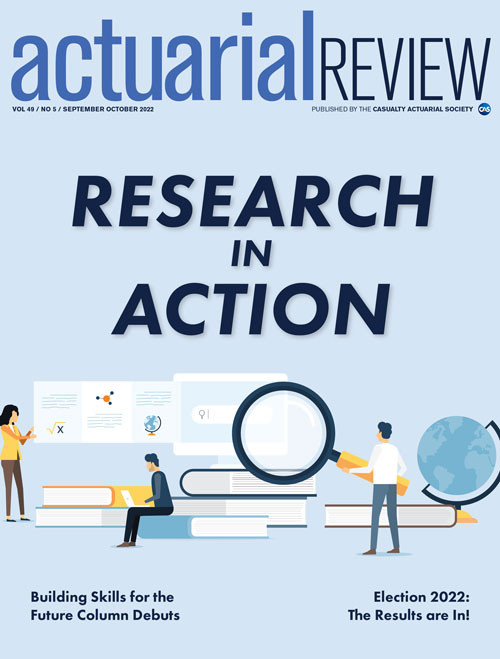 Actuarial Review September/October 2022 Cover