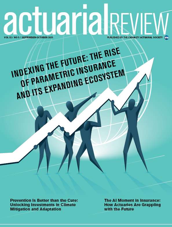 Actuarial Review September/October 2025 Cover